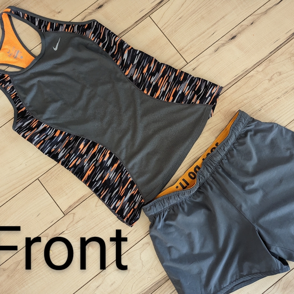 NWOT Women's Nike Dri Fit Running Shorts & Tank Top